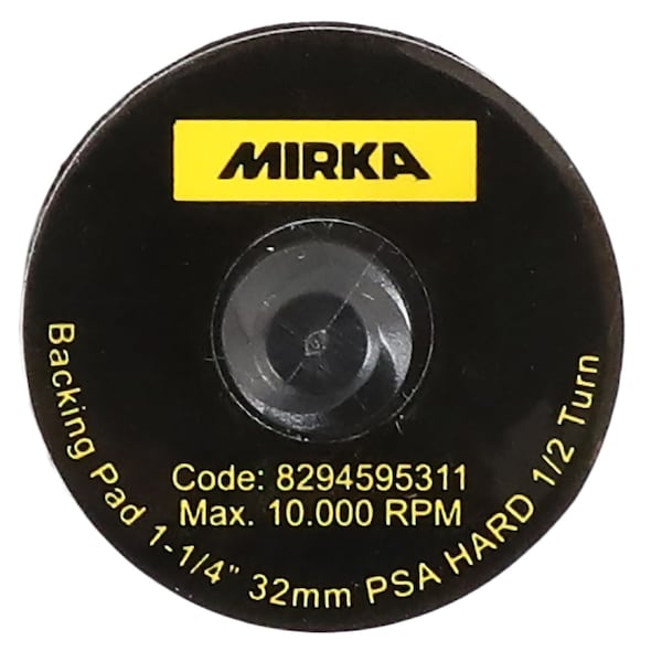 Backup Pad 1.25 Psa Hard Twist Lock, PK10